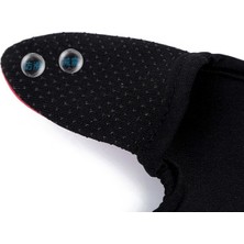 NaturistMark Balıkçı Eldiveni 2 Parmak Kesilme Dayanımlı Kaydırmaz Sol El -siyah Renk