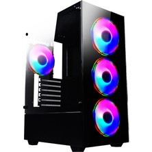 Ramtech DG369 R5-3600 32GB Ram 512GB SSD RX-550/4GB Oyuncu Masaüstü Bilgisayar