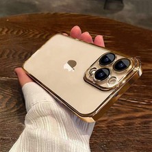Dexmon iPhone 14 Pro Max Kılıf 3D Kamera ve Lens Mercek Korumalı Ultra Lüks Razer Plating Case