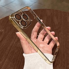 Dexmon iPhone 14 Pro Max Kılıf 3D Kamera ve Lens Mercek Korumalı Ultra Lüks Razer Plating Case