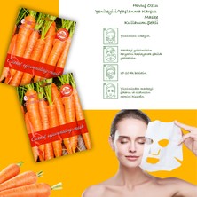 Xolo 10 Adet Havuçlu Gençleştirici Maske +30 Daucus Carota Sativa Özü Yüz Maskesi XLM98