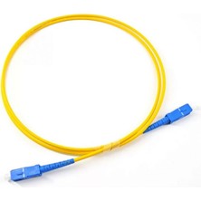 Rubu Fiber Optik 3 Metre Patch Kablo Sc-Sc  Sm  Patchcord  Simplex  2.0mm 9/125(OS2) Single Mode EV-OFİS internet bağlantısı için uygundur.