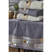 Dantela Pamuk Jakarlı 50X90cm 4'lü El Havlu Seti - Kod 9820