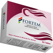 Fortem Keratin Biotin Içeren Saç Dökülmesine Karşı Takviye Edici Gıda - 60 Tablet