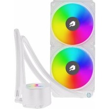 Gamebooster Tıtan 240 Rainbow 240MM Beyaz Sıvı Soğutucu