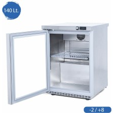 Galleyz Tezgah Altı Mini Buzdolabı - 1 Cam Kapılı - 140 Litre