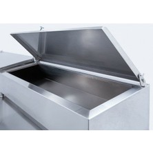 Galleyz Make Up Buzdolabı - 3 Kapılı - Mermerli - Yüksek 200X70X130 cm
