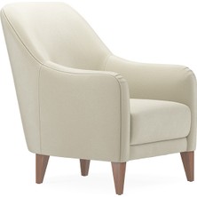 Enza Home Fiore Berjer, Tay Tüyü - Krem