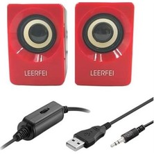 Marydien  N62 1+1 Multimedia USB ve Jacklı Mini Hoparlör Yüksek Stereo Ses Sistemi