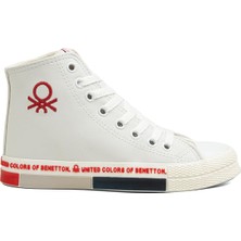 Benetton Benetton® | BN-30730 - 3374 Beyaz - Kadın Spor Ayakkabı