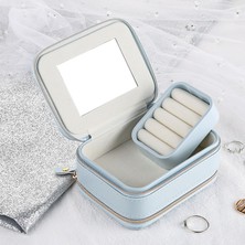 Casegrace Fermuar Takı Saklama Kutusu Taşınabilir Kolye Küpe Yüzük Takı Ruj Saklama Kutusu (Yurt Dışından)