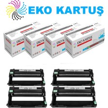 Eko Kartuş Brother MFC-L3750CDW DR-273CL-CMY 4 Renk  Muadil Drum Ünitesi