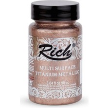 Rich Multi Surface Titanyum Metalik Akrilik Boya 90 cc