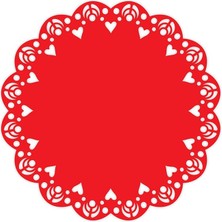 Artikel Kırmızı Keçe Amerikan Servisi, Supla 2'li Servis Takım -437