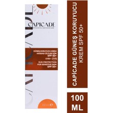 Capicade Güneş Spf+50 Krem-Hassas Ciltler Için 100 ml