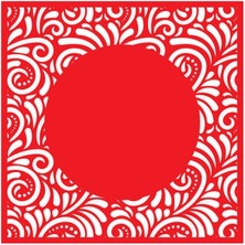 Artikel Kırmızı Keçe Amerikan Servisi, Supla 2'li Servis Takım -441