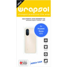 Wrapsol Huawei Nova Y71 Arka ve Yan Kaplama Poliüretan Film