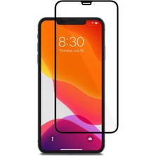 Forzacase iPhone 11 Pro Max ile Uyumlu Çerçeveli Tam Kaplayan Temperli Ekran Koruyucu - FC003