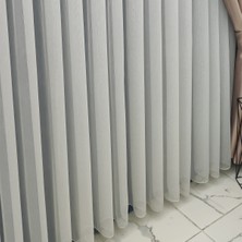Evihtiyaclarım By ioc Tül Perde Vokko Zemin Sade Düz Etek Ağırlıklı Ütü Istemez Yeni Sezon Tül Perde 1x3 Sık Pileli Tül Perde