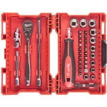 Milwaukee 1/4” 38 Parça Set Cırcır ve Tornavida Kol 4932479096