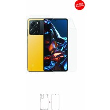 Wrapsol Poco X5 Pro 5g Full Kaplama Ön Arka ve Yan 360 Derece Kaplayan Hd Film