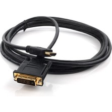 Blue Wings 1.5m HDMI To DVI (24+1) Çift Yönlü Görüntü Bağlantı Kablosu 24+1 DVI Erkek HDMI Erkek