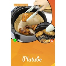 Platube Pisirme Kagidi 50 Adet Airfryer Xxl Xl Yagli Kagit Xiaomi Philips Tüm Markalara Uyumlu Yuvarlak