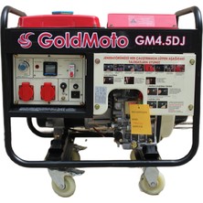 Goldmoto Gm4.5dj 4.5kva Monofaze Marşlı Dizel Jeneratör