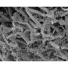 Roco Paper Co. Zigzag Kırpık Kağıt – Açık Gri – 100GR Kutu Içi Süsleme – Kırpıntı Zigzag Z Kağıt