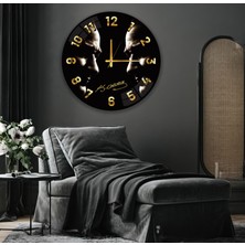 Emya Home Atatürk Cam Saat - 60 cm