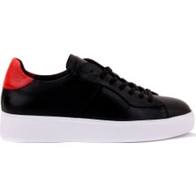 Saillaker’s Sail Lakers - Siyah Deri Erkek Sneaker