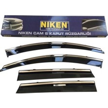 Niken Fiat Egea Niken Kromlu Cam Rüzgarlığı 4lü Set 2016 ve Üstü