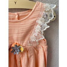 Lila Butik Fistolu Bebek Elbise
