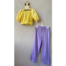 Lila Butik Kız Çocuk Pantolon Takım