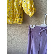 Lila Butik Kız Çocuk Pantolon Takım