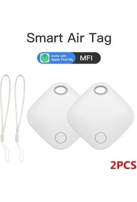 Aral Teknoloji Tuya Smart Tag Akıllı Takip Gps Cihazı  Apple Lisanslı  (Apple Ile Uyumlu) 2 Li Paket