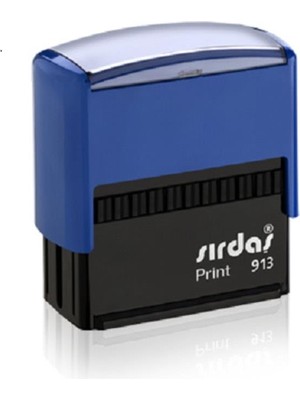 Sırdaş Standart Kaşe Otomatik 24X61 913 Mavi Yazılı Metin Size Özel