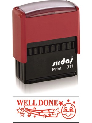 Sırdaş Öğretmen Kaşesi - Öğrenci Motivasyon Kaşesi - Well Done 911-WELL