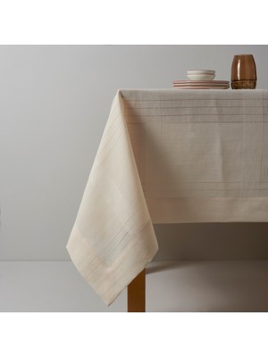 Linens Basic 160X300 cm Masa Örtüsü Krem