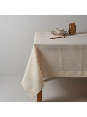 Linens Basic 160X260 cm Masa Örtüsü Krem