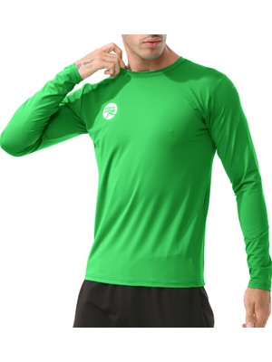 Raru Erkek Uzun Kollu T-Shirt Vıvus Yeşil