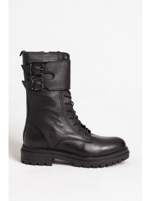 Dericlub 06146 Gerçek Deri Kadın Bot