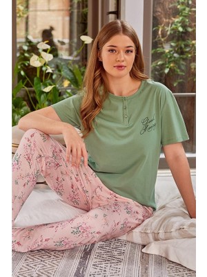 Zeyland Kısa Kol Kadın Pijama Takım 26135