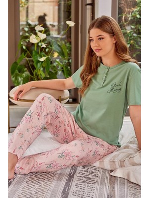 Zeyland Kısa Kol Kadın Pijama Takım 26135