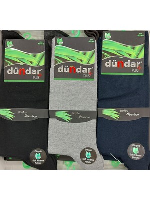 Dündar Plus 5602 Erkek Bambu Likralı Çorap 6 Adet