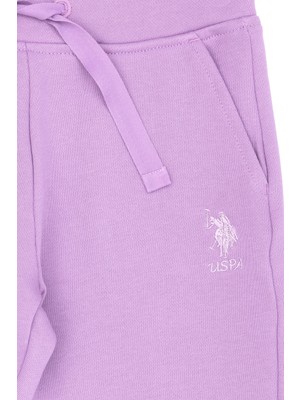 U.S. Polo Assn. Kız Çocuk Lila Örme Pantolon 50272438-VR034