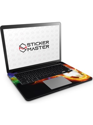 Sticker Master Ateşten Top Tüm Cilt Koruma Uyumlu Apple MacBook Pro Mac Air 11 12 13 15 16 17 21 27 Inch Laptop