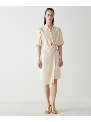 İpekyol Parlak Dokulu Elbise