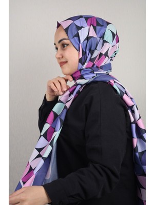 Emproyal Desenli Naturel Ipek Şal - Desen-14 - Renk-06 -93