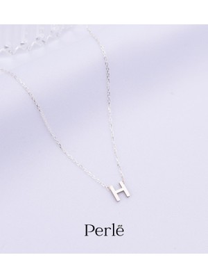 Perle Takı 925 Ayar Gümüş Harf Kolye